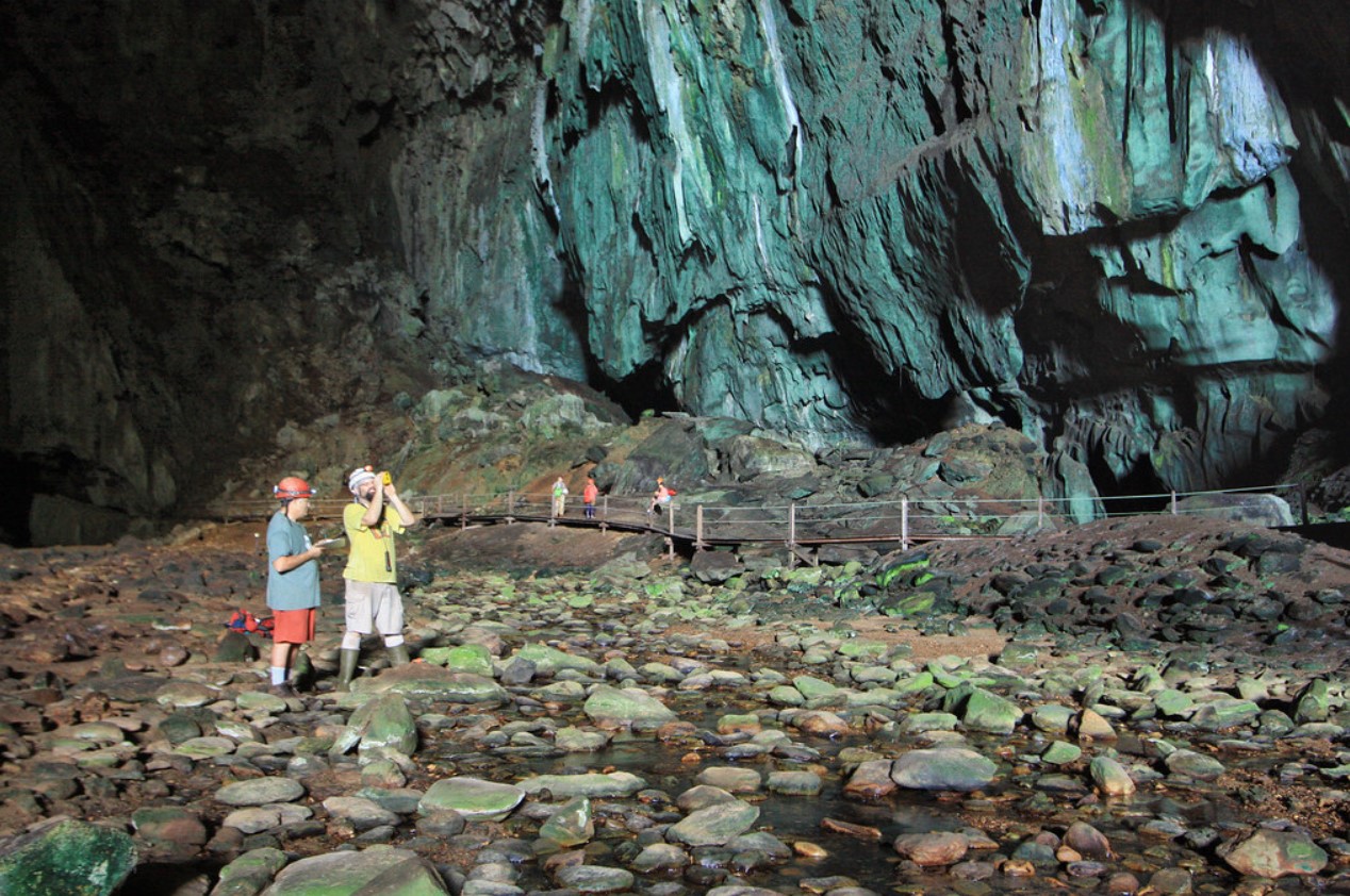 Melihat-kelawar-keluar-dari-gua Melihat kelawar keluar dari gua