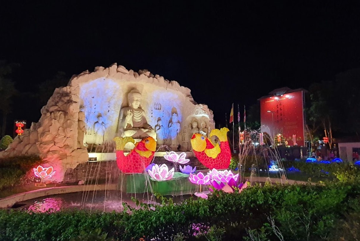 Pemandangan indah Taman Lumbini