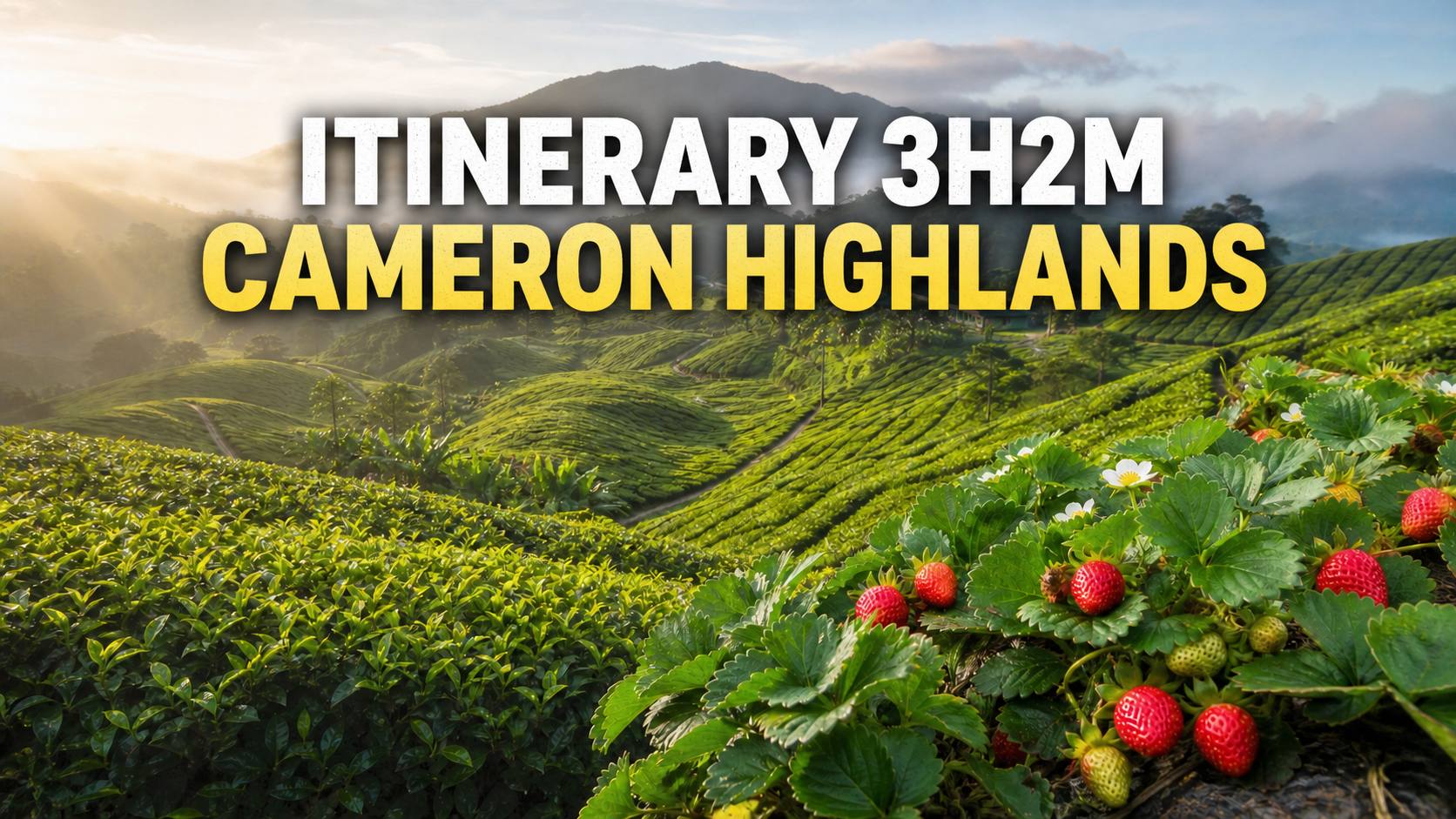 itinerary cameron highlands 3 hari 2 malam